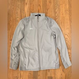 Under Armour Light Gray Mesh Jacket